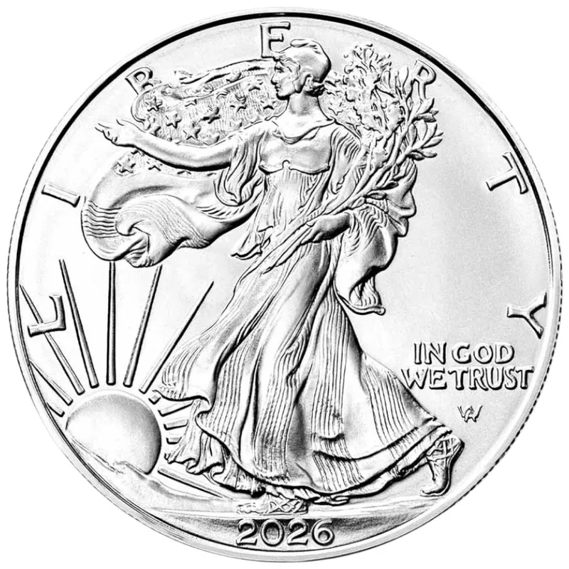 American Silver Eagle 1 oz Coin – Tube of 20 (2026)