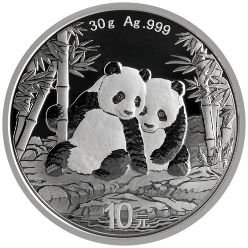 Chinese Panda 30 g Silver Coin (2026)
